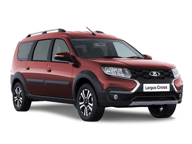 Купить Lada Largus Cross в России - Красный «Красный сплав»‎ (136) - металлик