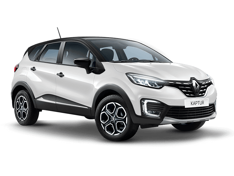 Купить Renault Kaptur в России - Белый с черной крышей