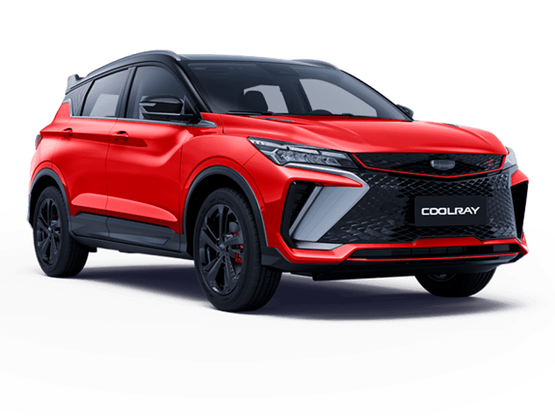 Купить Geely Coolray в России - Красный