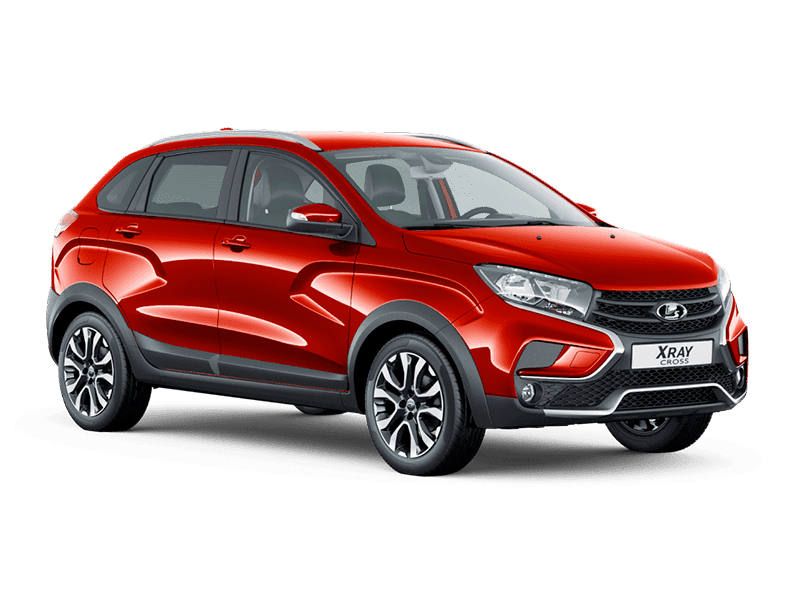 Купить Lada Xray Cross в России - Красный "Красный сплав" (136) - металлик