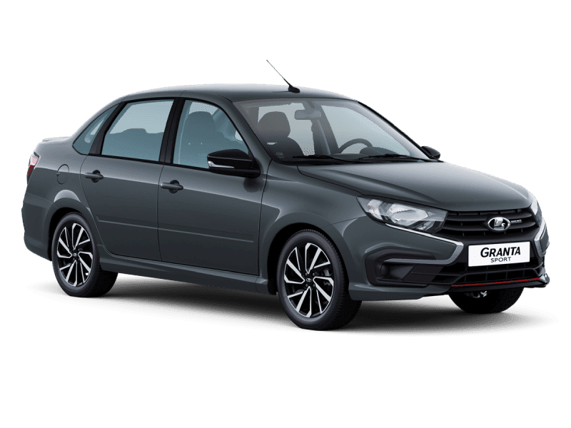Купить Lada Granta Sport Седан в России - СЕРЕБРИСТО-ТЕМНО-СЕРЫЙ "БОРНЕО" (633) - МЕТАЛЛИК